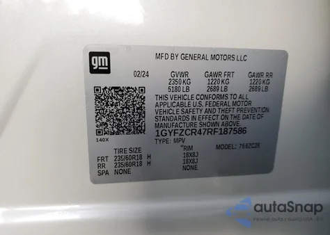 2024 Cadillac Xt4 Premium Luxury from USA, damaged, VIN 1GYFZCR47RF187586